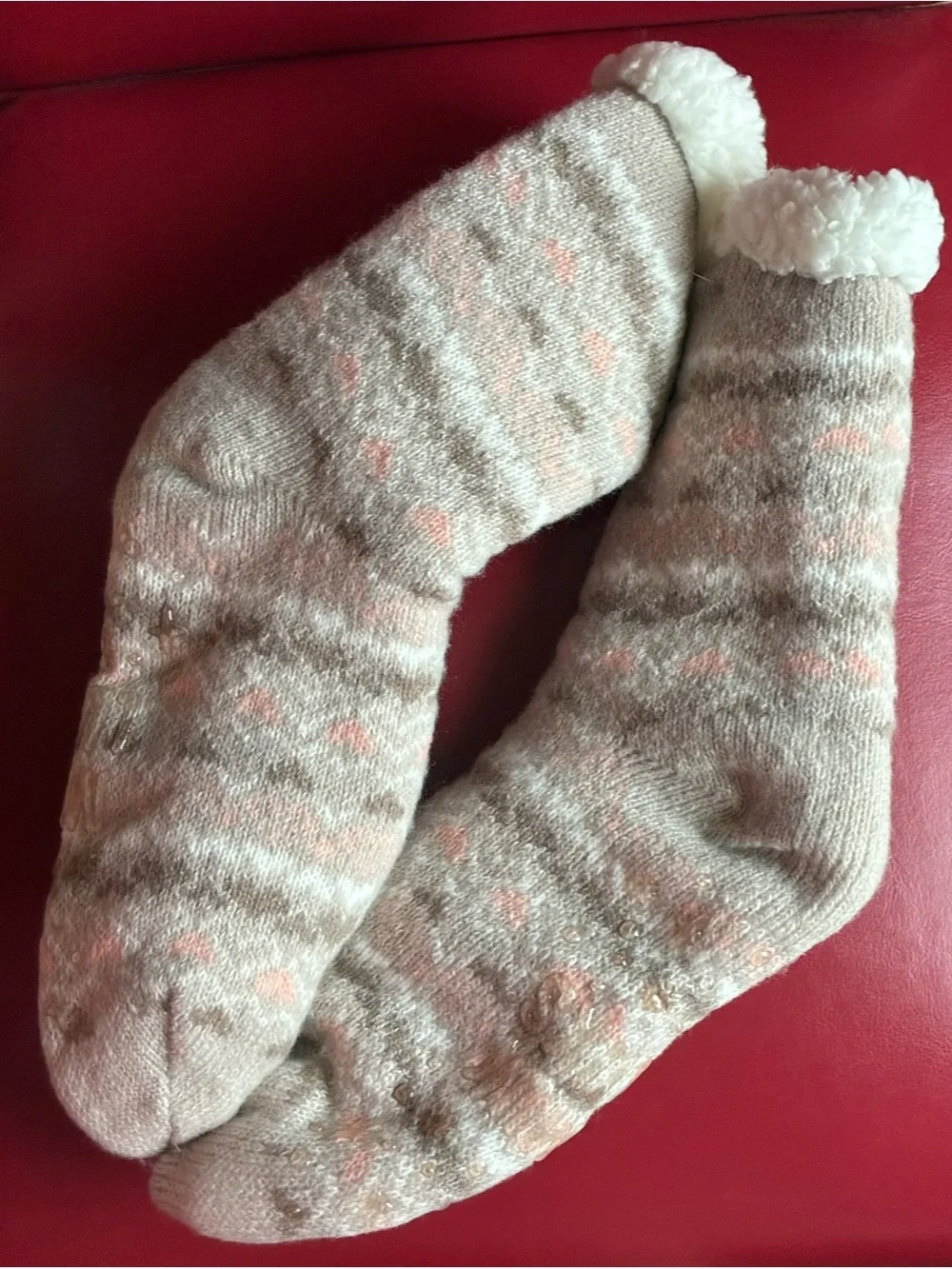 Women’s Sherpa-Lined Casual Muk Luks Socks